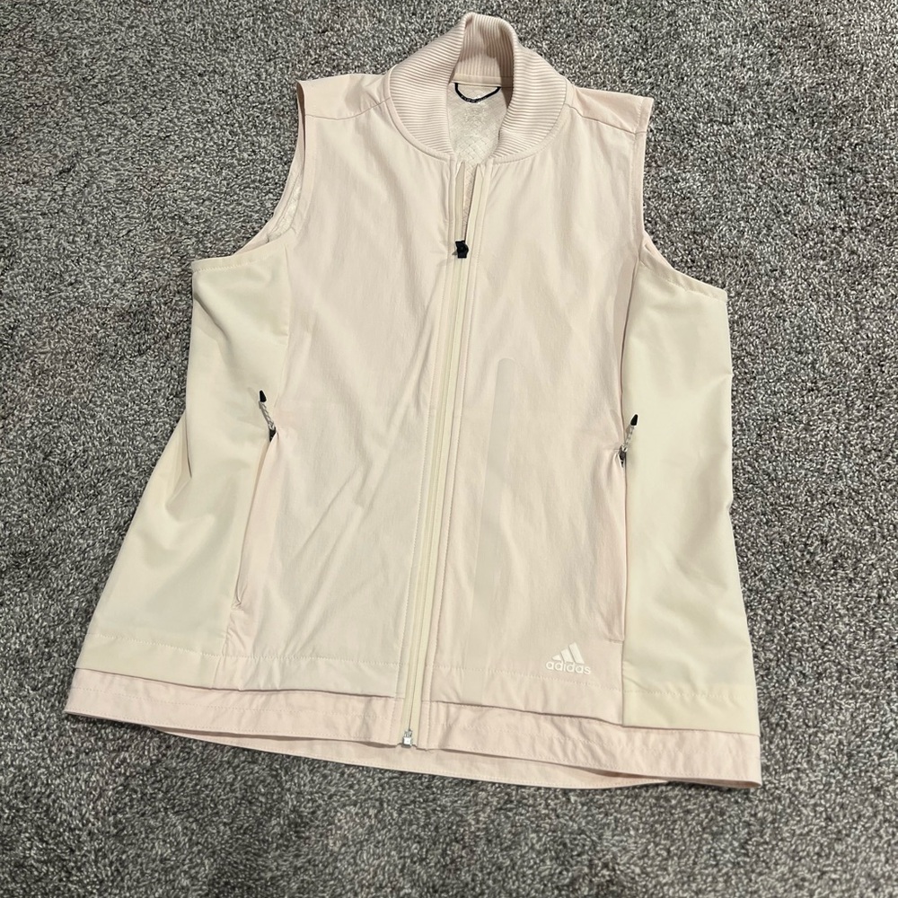 Adidas Light Beige Sleeveless Vest